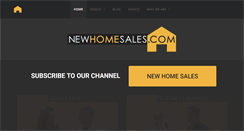 Desktop Screenshot of newhomesales.com