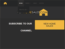 Tablet Screenshot of newhomesales.com